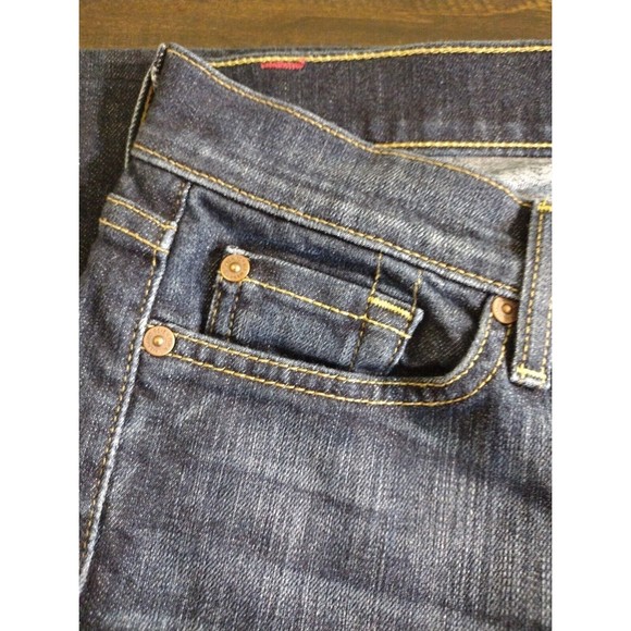 Ladies Seven 7 for All Mankind Boot cut Dark Blue Jeans Size 28 womens. - Picture 3 of 10